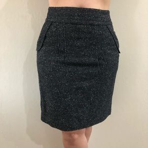 CAbi Tweed Wool Skirt